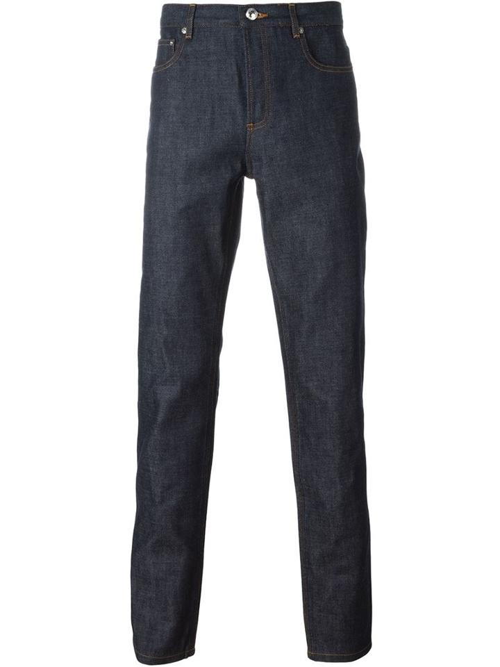 A.p.c. Slim Medium Wash Jeans, Men's, Size: 33, Blue, Cotton