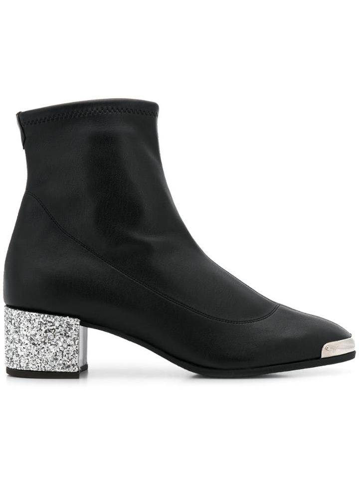 Giuseppe Zanotti Glitter Embellished Boots - Black