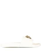 Versace Medusa Motif Slides - White