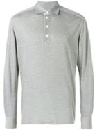 Ermenegildo Zegna Long Sleeved Polo Shirt - Green