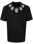 Blackbarrett Geometric Skull Print T-shirt