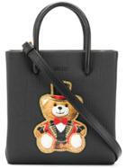 Moschino Teddy Print Crossbody Bag - Black