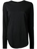 Bassike Long Sleeve T-shirt, Women's, Size: Xs, Black, Organic Cotton