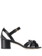 Tod's Bow Strap Sandals - Black