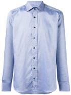Etro - Warrant Shirt - Men - Cotton/linen/flax - 40, Blue, Cotton/linen/flax