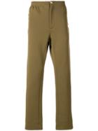 Qasimi Straight Leg Track Pants - Green