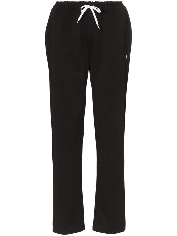 Fred Perry Logo-embroidered Track Trousers - Black