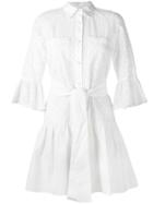 Derek Lam 10 Crosby - Button-down Shirt Dress - Women - Cotton/polyester - 6, White, Cotton/polyester