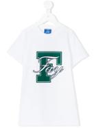 Fay Kids - Logo Print T-shirt - Kids - Cotton - 4 Yrs, White
