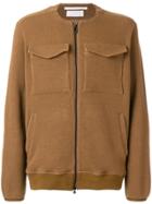 White Mountaineering Collarless Jacket - Brown