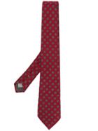 Canali Polka Dot Tie - Red