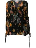 Liu Jo Safari Garden Party Blouse - Black