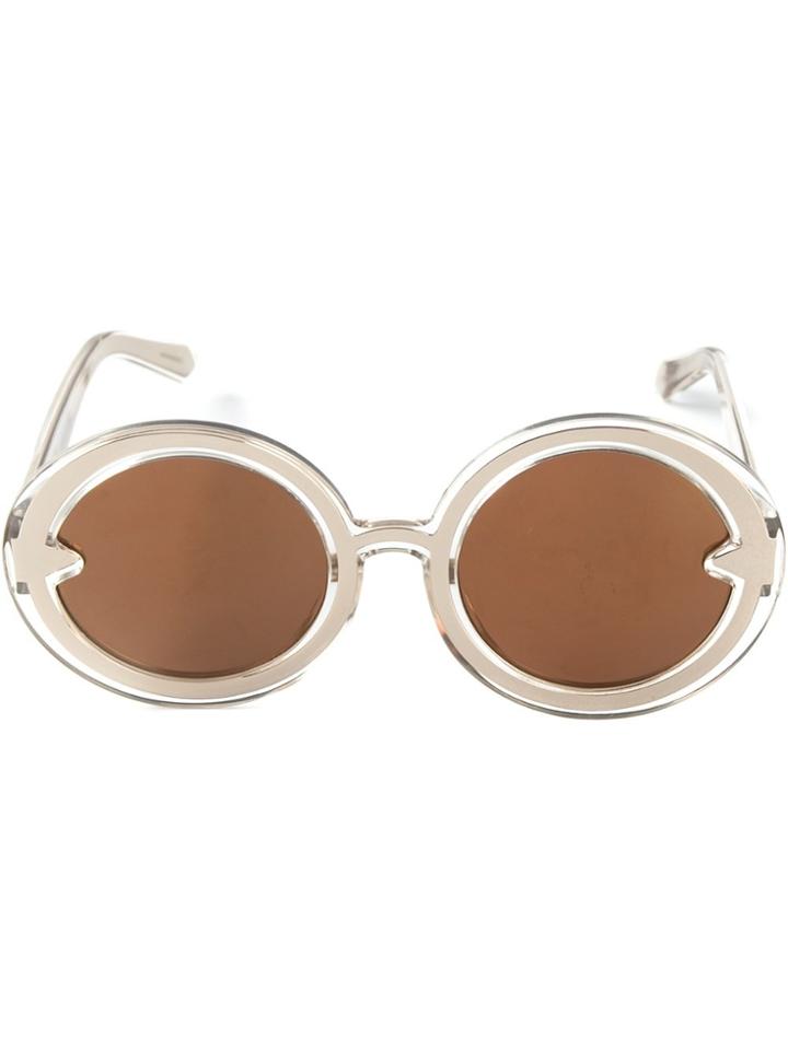 Karen Walker Limited Edition 'orbit' Sunglasses - Metallic