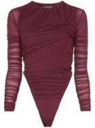Y / Project Ruched Detail Body - Purple