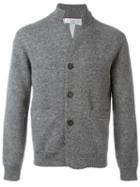 Brunello Cucinelli Cashmere Patch Pocket Cardigan, Men's, Size: 54, Grey, Cashmere