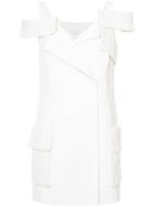 Monse Tailored Fitted Mini Dress - White