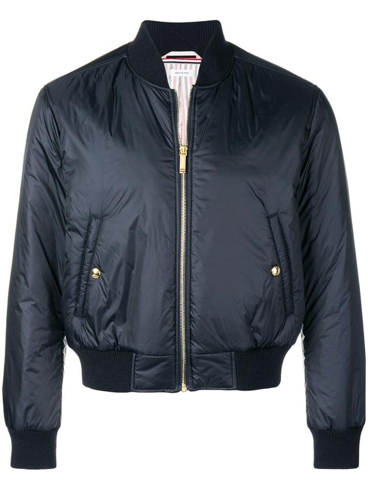 Thom Browne Tech Blouson Jacket - Blue