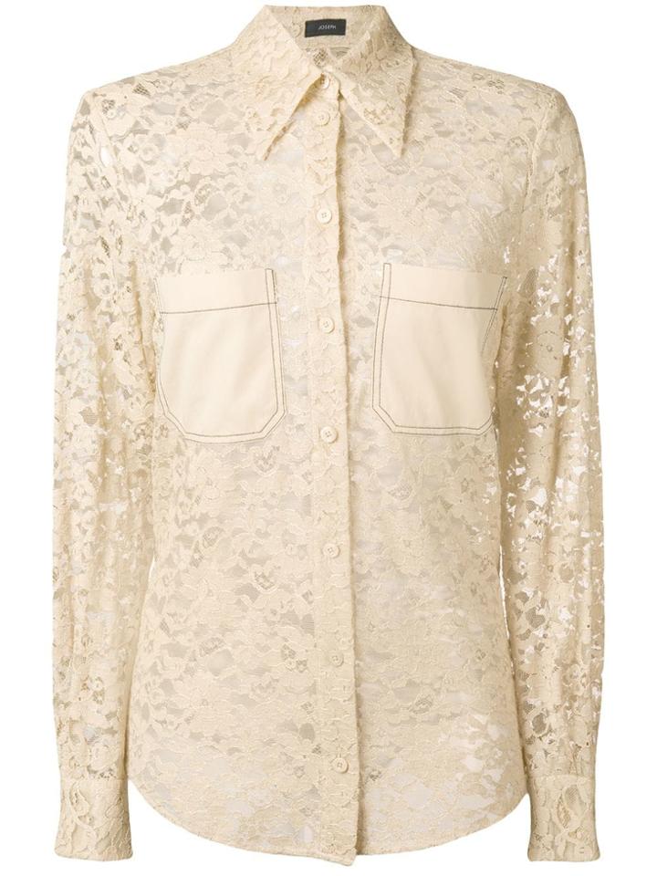 Joseph Robin Palermo Lace Blouse - Yellow & Orange