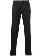 Pt01 Logo Chain Slim-fit Chinos - Black