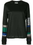 Kolor Panel Sleeve Sweatshirt - Black