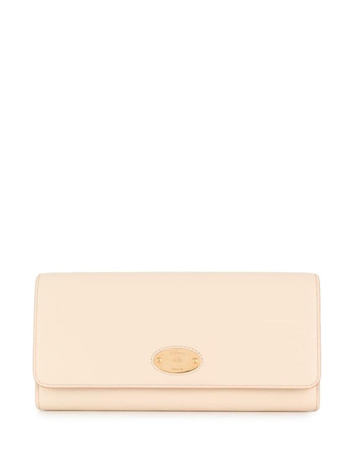 Mulberry Plaque Long Wallet - Neutrals