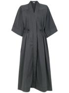 Osklen Fitted Waist Dress - Black