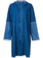 Le Ciel Bleu 'cut Off Mods' Denim Coat, Women's, Size: 36, Blue, Cotton
