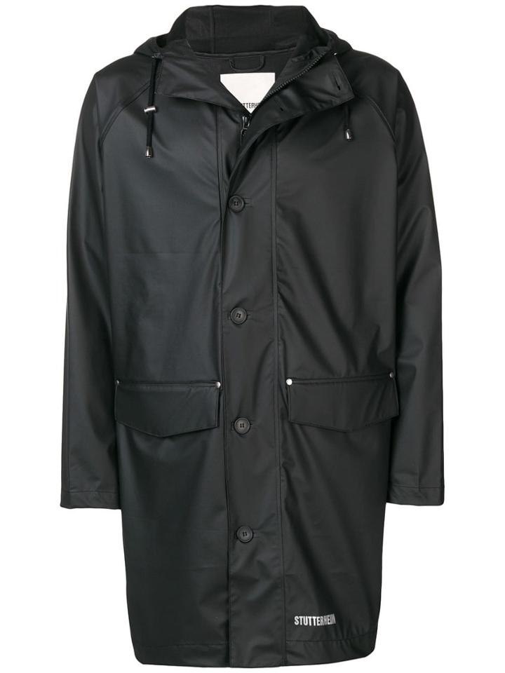 Stutterheim Classic Rain Parka - Black