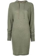 Isabel Marant Étoile - Brescia Hooded Dress - Women - Polyamide/viscose/cashmere - 38, Green, Polyamide/viscose/cashmere