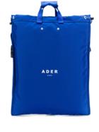 Ader Error Square Shaped Oversized Backpack - Blue