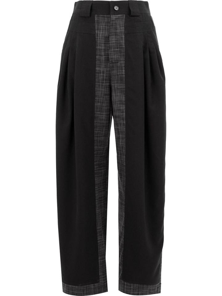 Koché High Waisted Trousers - Black