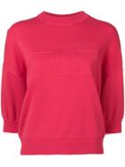 Elisabetta Franchi Round Neck Sweater - Red