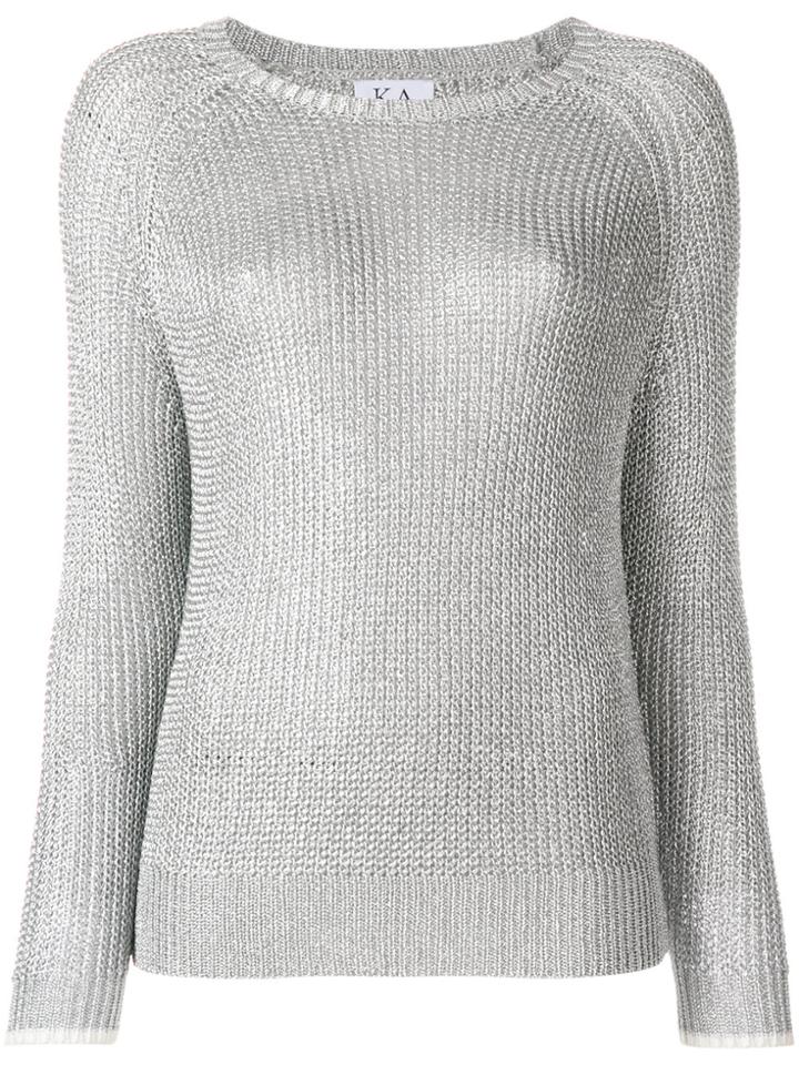 Zoe Karssen Metallic Knit Sweater