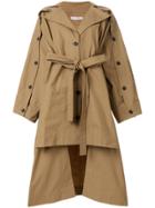 Palmer / Harding Asymmetric Coat - Brown