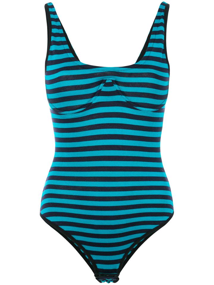 Circus Hotel Striped Tank Top - Blue