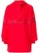 Juun.j Hooded Over-sized Sweatshirt - Red