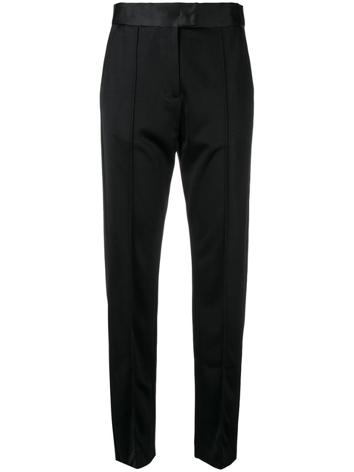 Msgm Tapered Tailored Trousers - Black