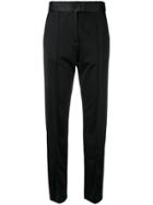 Msgm Tapered Tailored Trousers - Black