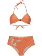 Adriana Degreas Cut-out Boxer Bikini - Orange