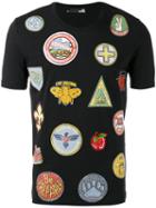 Love Moschino - Multi-print T-shirt - Men - Cotton/spandex/elastane - L, Black, Cotton/spandex/elastane