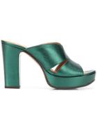 Chie Mihara Fauna Mules - Green