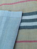 Burberry Double-faced Vintage Check Scarf - Blue