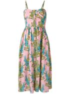 L'autre Chose - Rabbits Print Dress - Women - Silk - 38, Pink/purple, Silk