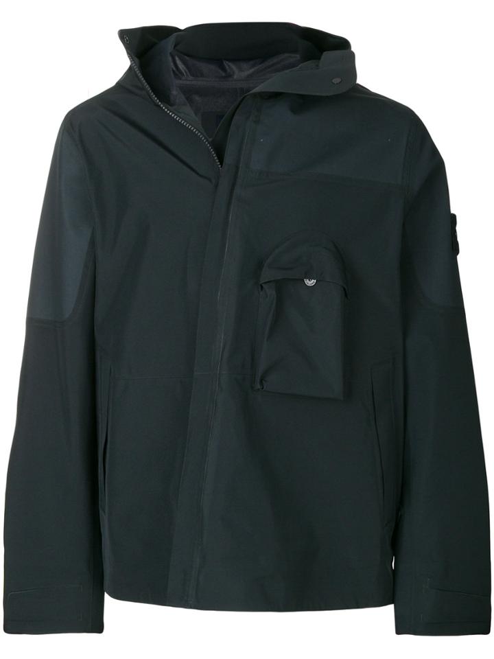 Stone Island Ghost Tank Shield Hooded Jacket - Blue