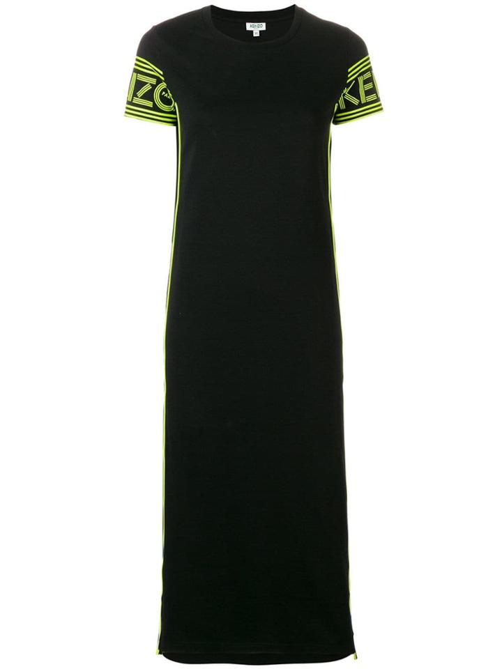Kenzo Neon Logo Dress - Black