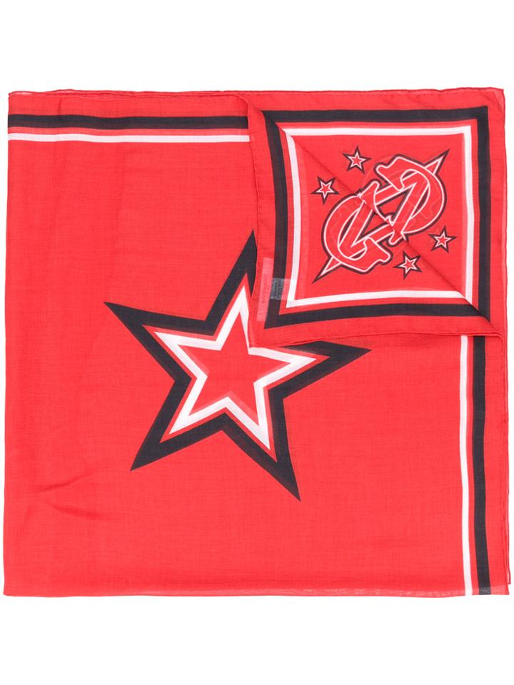 Givenchy Logo Scarf - Red