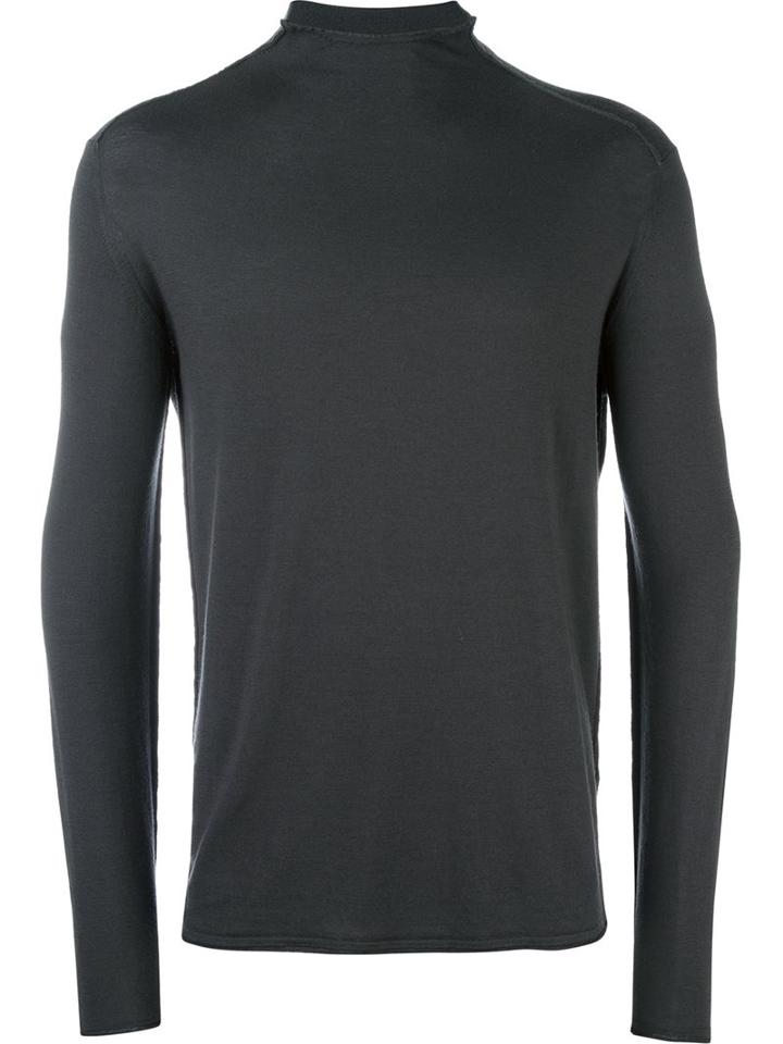 Transit Turtleneck Pullover, Men's, Size: Large, Grey, Virgin Wool
