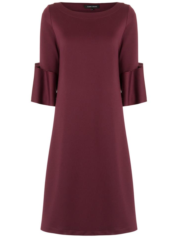 Gloria Coelho A-line Midi Dress - Red