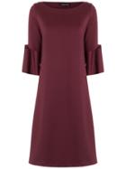 Gloria Coelho A-line Midi Dress - Red