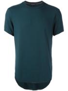 Ann Demeulemeester Plain T-shirt, Men's, Size: Medium, Green, Rayon/spandex/elastane